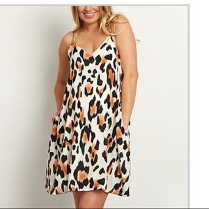 Pinkblush Dresses - Pinkblush maternity swing dress leopard Pinkblush Dresses - Pinkblush maternity swing dress leopard